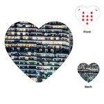 Texture Pattern Playing Cards Single Design (Heart)