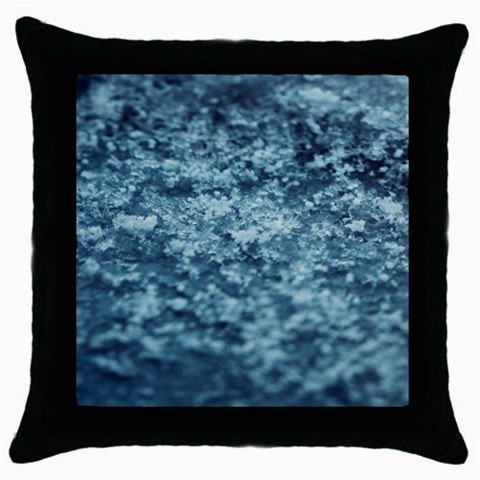 Texture Reef Pattern Throw Pillow Case (Black) from UrbanLoad.com Front