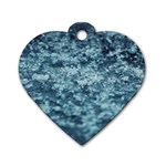 Texture Reef Pattern Dog Tag Heart (One Side)