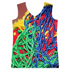 Thread Texture Pattern Women s Basketball Tank Top from UrbanLoad.com Front