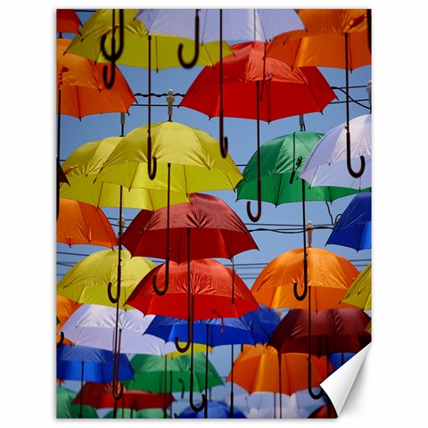 Umbrellas Colourful Canvas 12  x 16  from UrbanLoad.com 11.86 x15.41  Canvas - 1