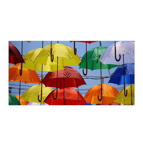 Umbrellas Colourful Satin Wrap 35  x 70  from UrbanLoad.com Front