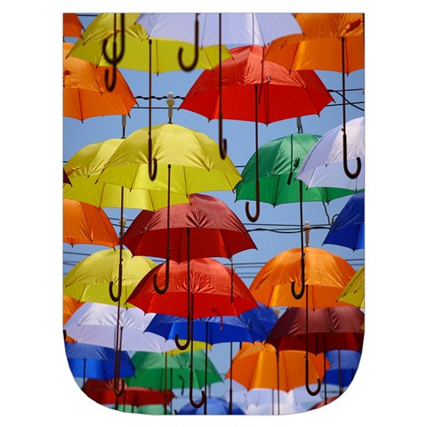 Umbrellas Colourful Waist Pouch (Large) from UrbanLoad.com Front Pocket