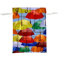 Umbrellas Colourful Lightweight Drawstring Pouch (XL) from UrbanLoad.com Front