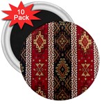 Uzbek Pattern In Temple 3  Magnets (10 pack) 