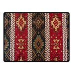 Uzbek Pattern In Temple Fleece Blanket (Small)