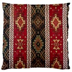 Uzbek Pattern In Temple Standard Premium Plush Fleece Cushion Case (Two Sides)