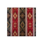 Uzbek Pattern In Temple Satin Bandana Scarf 22  x 22 