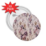 Vintage Floral Pattern 2.25  Buttons (10 pack) 
