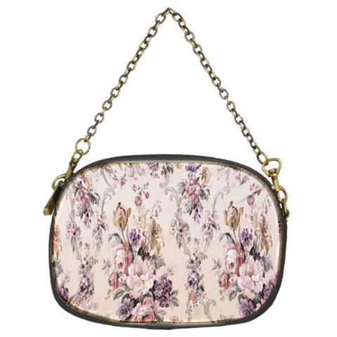 Vintage Floral Pattern Chain Purse (Two Sides) from UrbanLoad.com Front