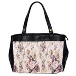 Vintage Floral Pattern Oversize Office Handbag (2 Sides)