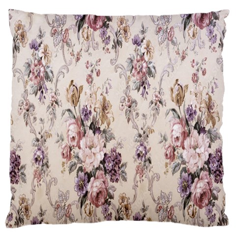 Vintage Floral Pattern Large Cushion Case (Two Sides) from UrbanLoad.com Front