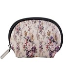Vintage Floral Pattern Accessory Pouch (Small)