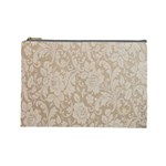 Vintage Wallpaper With Flowers Cosmetic Bag (Large)