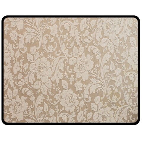 Vintage Wallpaper With Flowers Fleece Blanket (Medium) from UrbanLoad.com 58.8 x47.4  Blanket Front