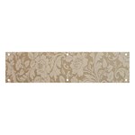 Vintage Wallpaper With Flowers Banner and Sign 4  x 1 