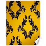 Yellow Regal Filagree Pattern Canvas 36  x 48 