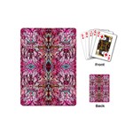 Fuchsia Funky Repeats I Playing Cards Single Design (Mini)