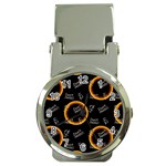 Abstract Pattern Background Money Clip Watches