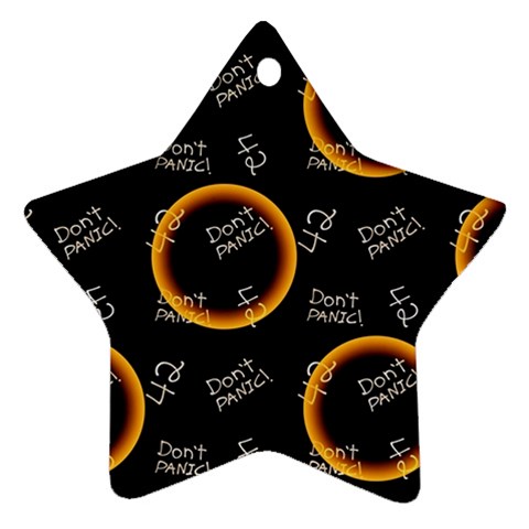 Abstract Pattern Background Star Ornament (Two Sides) from UrbanLoad.com Front