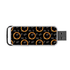 Abstract Pattern Background Portable USB Flash (Two Sides) from UrbanLoad.com Front