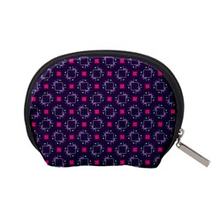 Geometric Pattern Retro Style Accessory Pouch (Small) from UrbanLoad.com Back