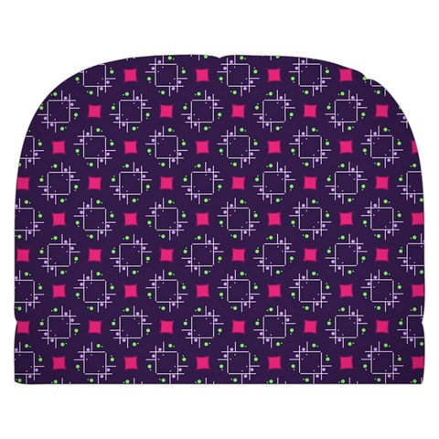 Geometric Pattern Retro Style Make Up Case (Small) from UrbanLoad.com Front