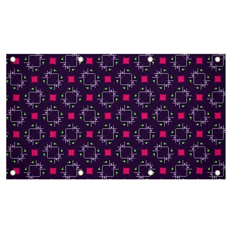 Geometric Pattern Retro Style Banner and Sign 7  x 4  from UrbanLoad.com Front