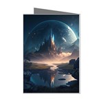 Space Planet Universe Galaxy Moon Mini Greeting Cards (Pkg of 8)