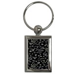 Background Graphic Abstract Pattern Key Chain (Rectangle)