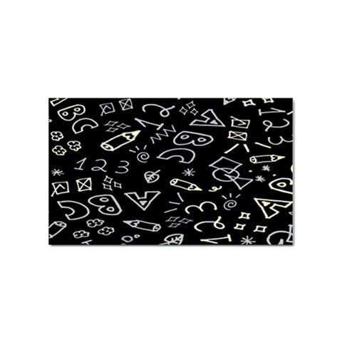 Background Graphic Abstract Pattern Sticker Rectangular (10 pack) from UrbanLoad.com Front