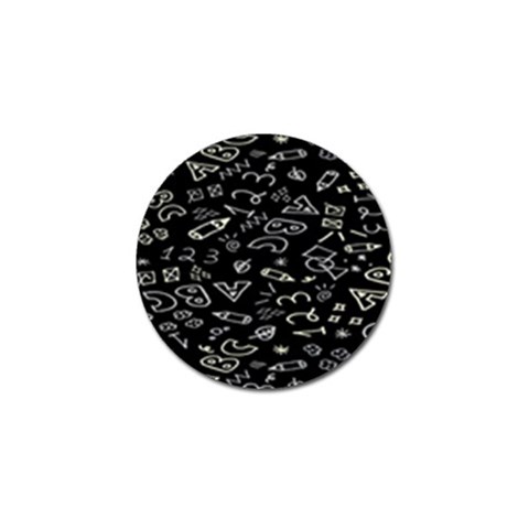 Background Graphic Abstract Pattern Golf Ball Marker (10 pack) from UrbanLoad.com Front