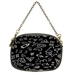Background Graphic Abstract Pattern Chain Purse (One Side)
