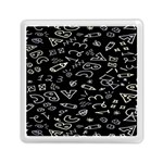 Background Graphic Abstract Pattern Memory Card Reader (Square)