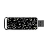 Background Graphic Abstract Pattern Portable USB Flash (Two Sides)