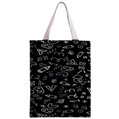 Background Graphic Abstract Pattern Zipper Classic Tote Bag from UrbanLoad.com Front
