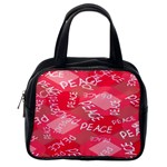 Background Peace Doodles Graphic Classic Handbag (One Side)
