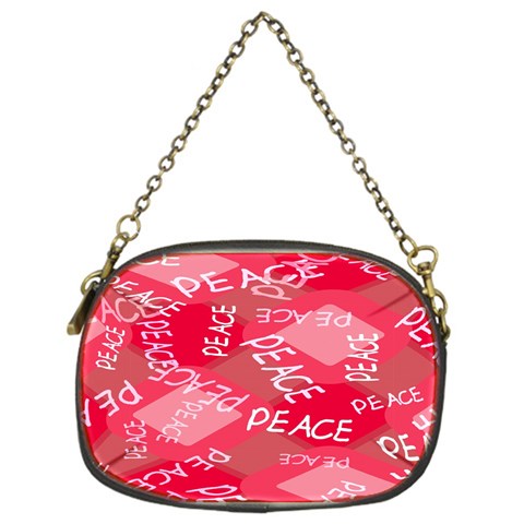 Background Peace Doodles Graphic Chain Purse (One Side) from UrbanLoad.com Front