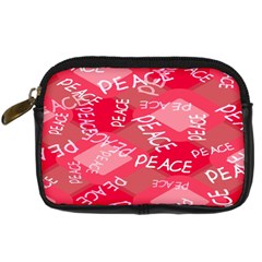 Background Peace Doodles Graphic Digital Camera Leather Case from UrbanLoad.com Front