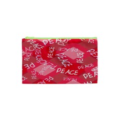 Background Peace Doodles Graphic Cosmetic Bag (XS) from UrbanLoad.com Front