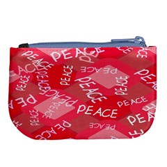 Background Peace Doodles Graphic Large Coin Purse from UrbanLoad.com Back