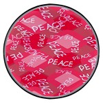 Background Peace Doodles Graphic Wireless Fast Charger(Black)