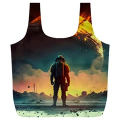 Leadership Alien Soldier Warrior Fantasy Full Print Recycle Bag (XXXL) from UrbanLoad.com Back