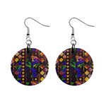 Background Graphic Mini Button Earrings