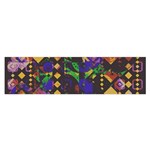 Background Graphic Oblong Satin Scarf (16  x 60 )