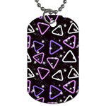 Abstract Background Graphic Pattern Dog Tag (One Side)