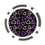 Abstract Background Graphic Pattern Poker Chip Card Guard (10 pack)