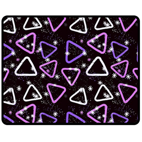 Abstract Background Graphic Pattern One Side Fleece Blanket (Medium) from UrbanLoad.com 60 x50  Blanket Front
