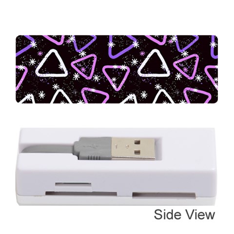 Abstract Background Graphic Pattern Memory Card Reader (Stick) from UrbanLoad.com Front
