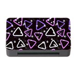 Abstract Background Graphic Pattern Memory Card Reader with CF